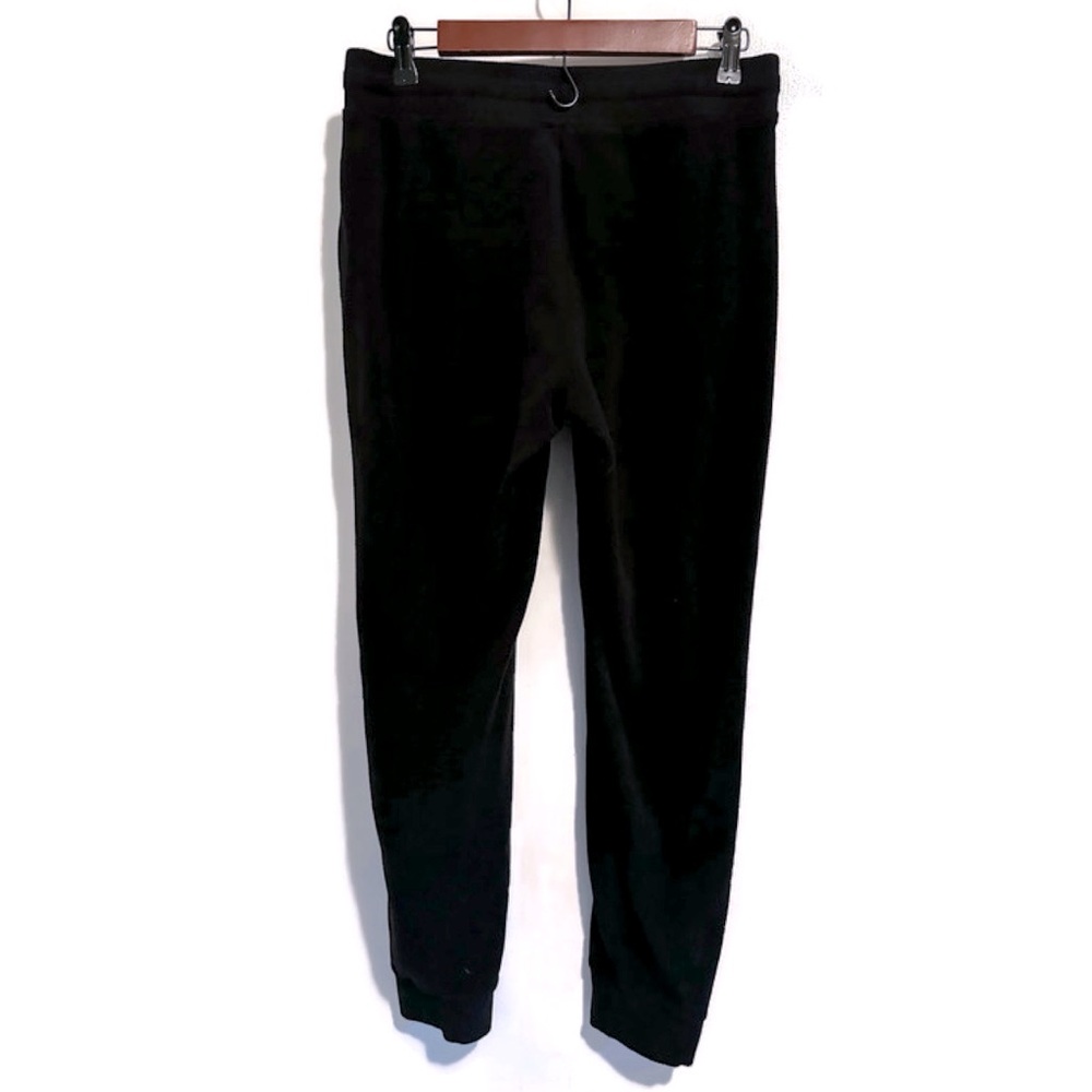 Black Ribbed Joggers - Picture 3 of 7